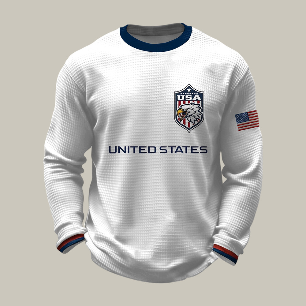 United States FIFA World Cup Team Eagle Long Sleeve Shirt Game Day Clothing Soccer Fan Gear