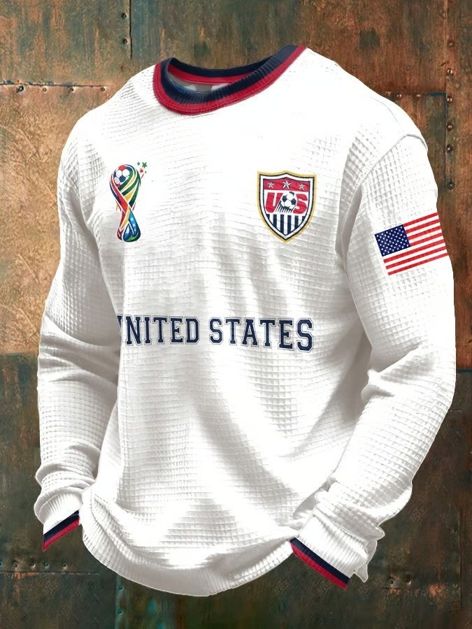 United States Long Sleeve Shirt USA FIFA World Cup 2026 Soccer Fan Gear Gift For Men