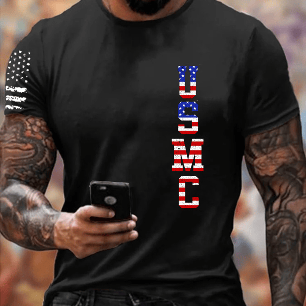 United States Marine Corps Black T-Shirt Proud Marines Usmc Merch Usmc Christmas Gifts