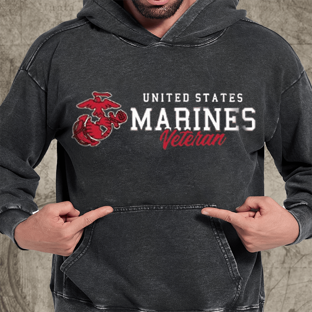 United States Marines Veteran Hoodie Usmc Apparel Marine Corp Birthday Gifts