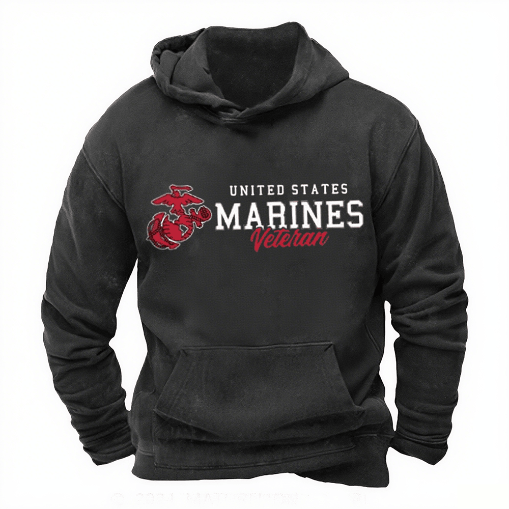 United States Marines Veteran Hoodie Usmc Apparel Unique Marine Corps Gifts