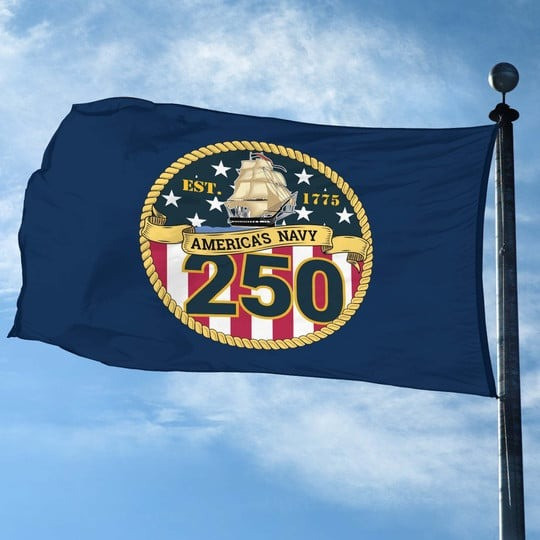 United States Navy Veteran Flag America's Navy EST 1775 Outdoor Decor Veterans Day Gifts