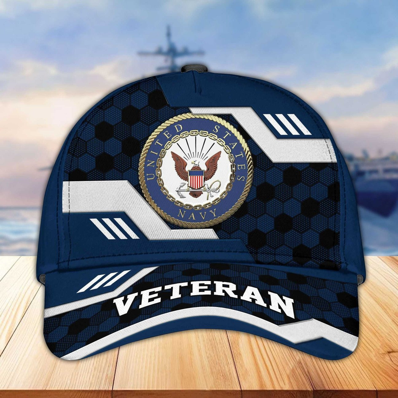 United States Navy Veteran Hat Patriotic Cap Gift For Navy Veteran