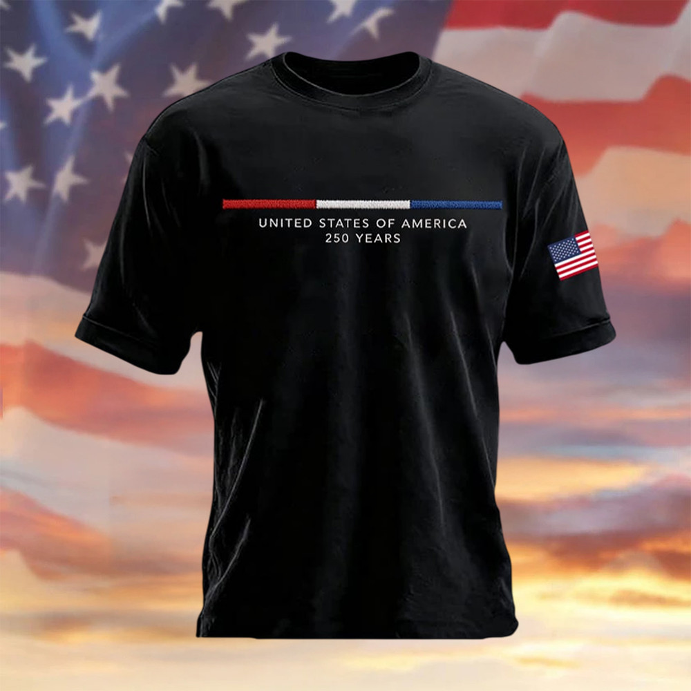 United States Of America 250 Years T-Shirt Independence Day 2026 Merch Best Gift For Patriots