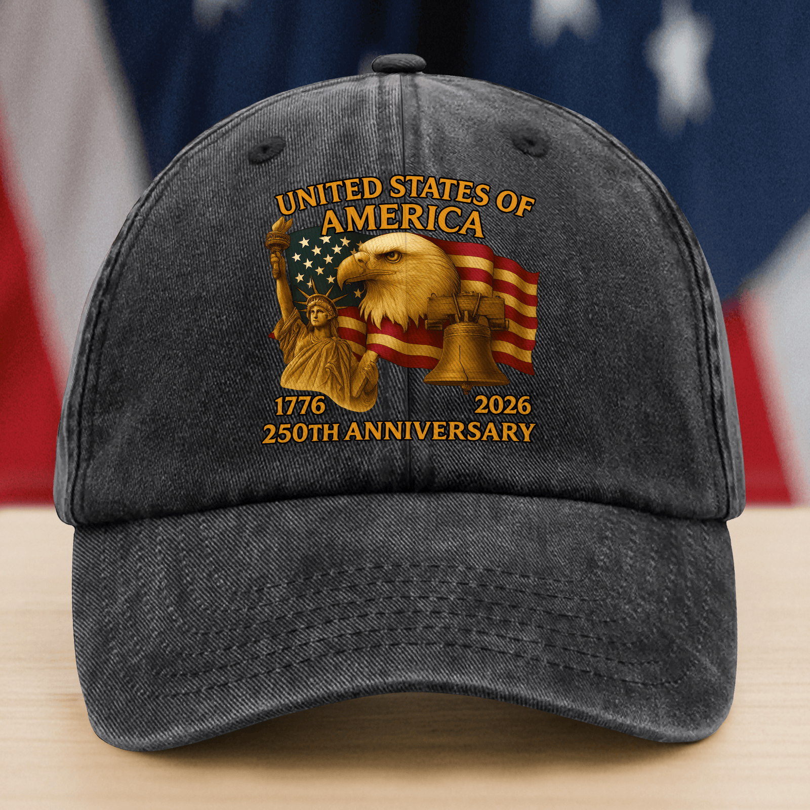 United States Of America 250th Anniversary Baseball Cap America 250 Merchandise Patriotic Gifts For Veterans