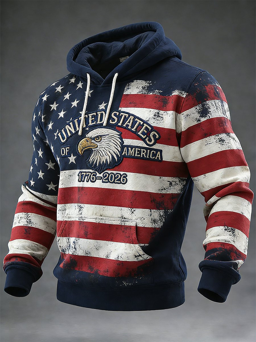 United States Of America 250Th Anniversary Hoodie 1776 2026 Patriotic Merchandise Gifts For Him