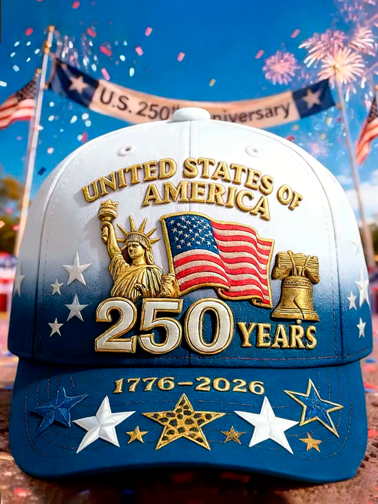 United States Of America Baseball Cap 250 Years Of Liberty 1776 2026 Hat Gift For Men