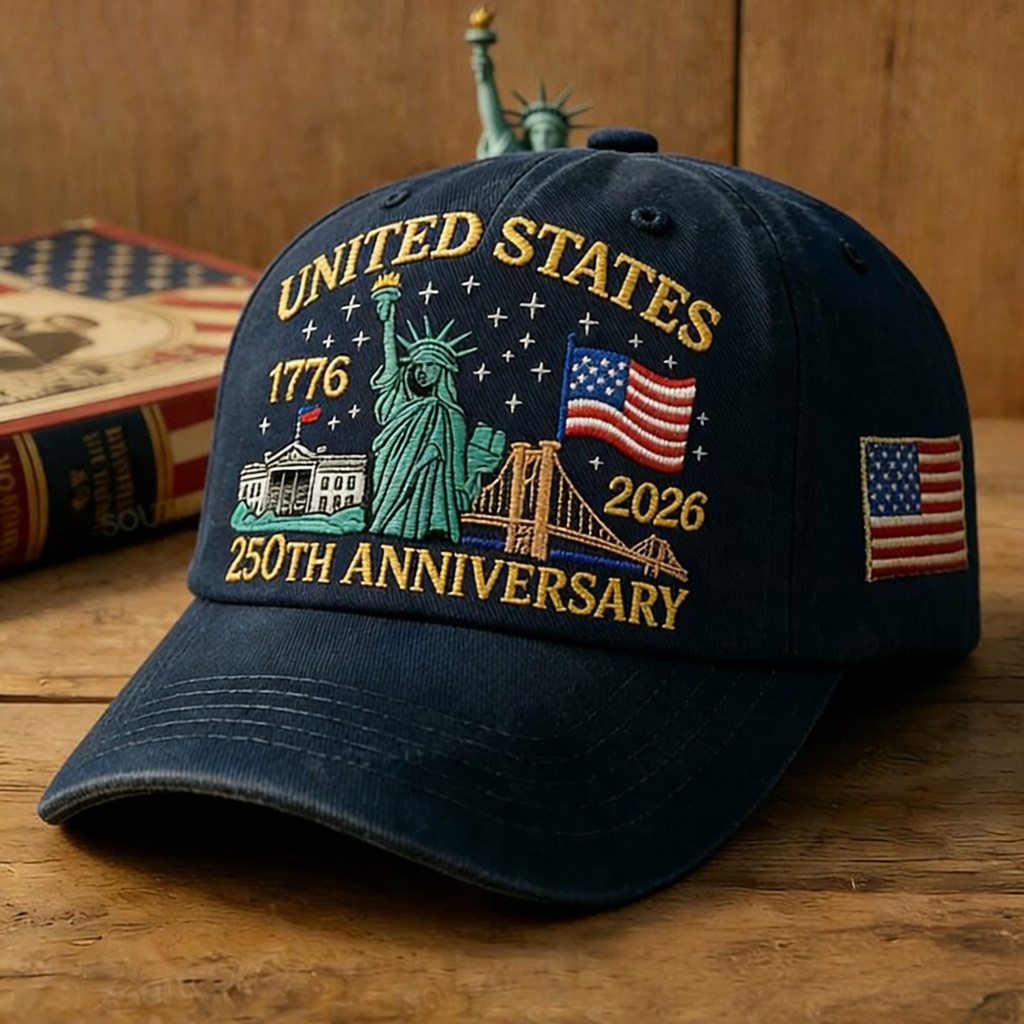 United States Of America Baseball Cap 250th Anniversary 1776 2026 Clothing Gift For Dad