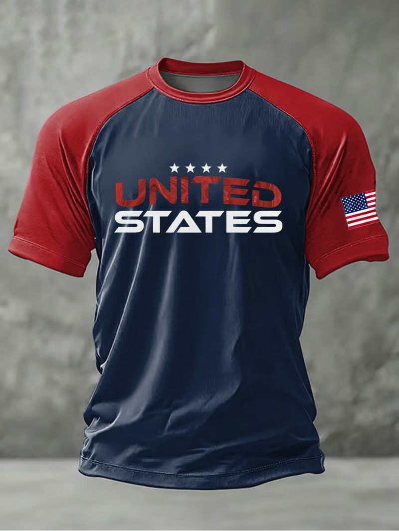 United States Soccer T-Shirt Men USA FIFA World Cup 2026 Graphic Tees Fan Apparel Gift