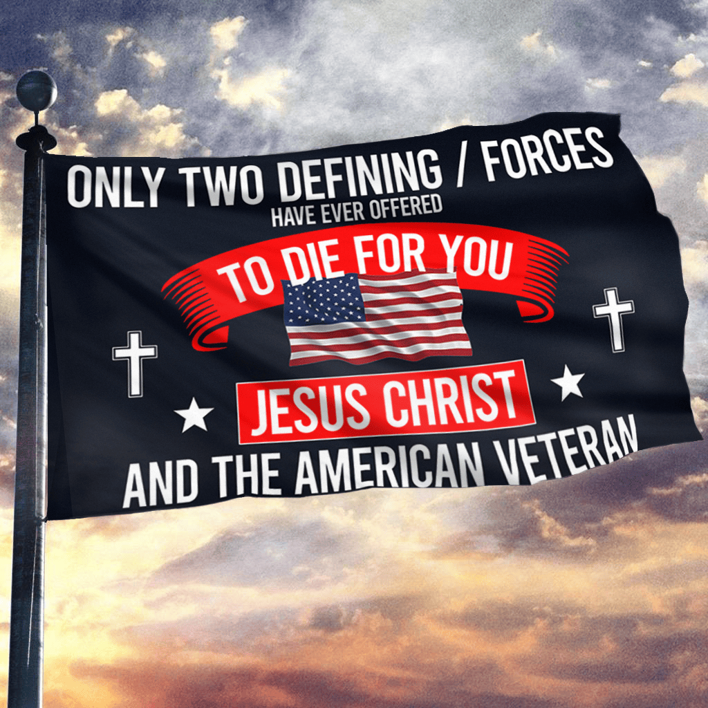 United States Veteran Christian Merch Flag To Die For You Jesus Christ Best Veterans Day Gifts