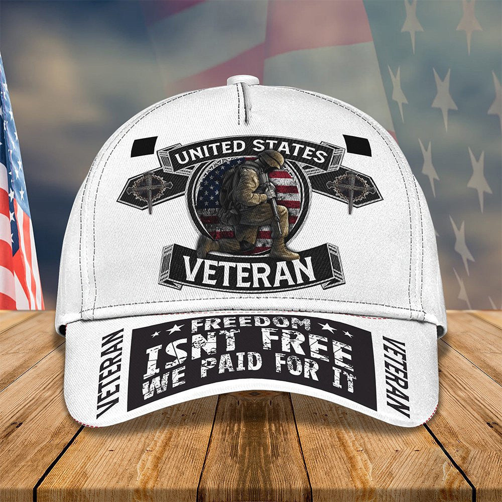 United States Veteran Hat Freedom Isn'T Free We Paid For It Veterans Day Presents United States Veteran Hat Freedom Isn'T Free We Paid For It Veterans Day Presents