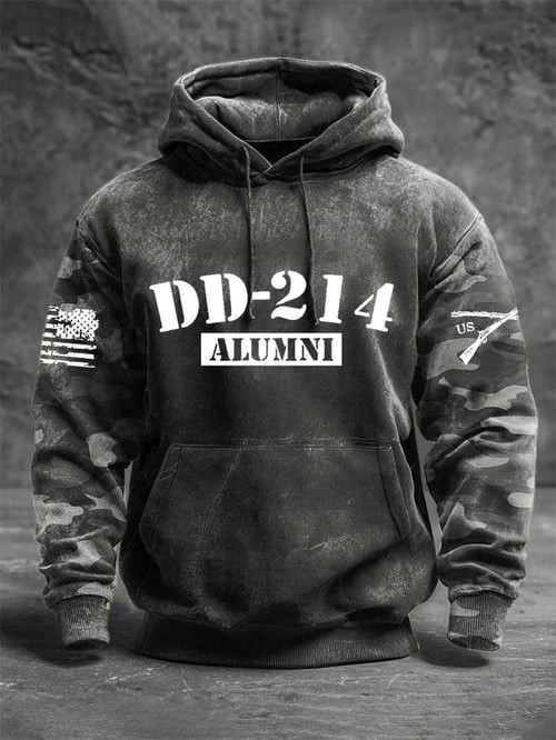 United States Veteran Hoodie DD-214 America Flag Veterans Day Gifts For Proud Veterans
