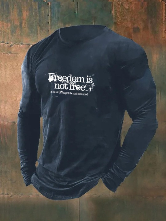 United States Veteran Long Sleeve Shirt Freedom Is Not Free Veteran Outfit Gifts For Him