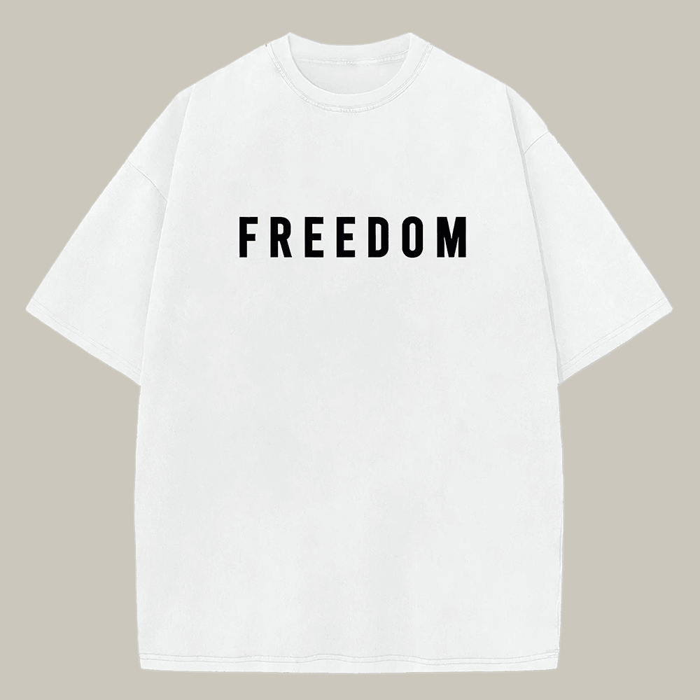 United States Veteran White T-Shirt Freedom Proud Veteran Cool Gifts For Him