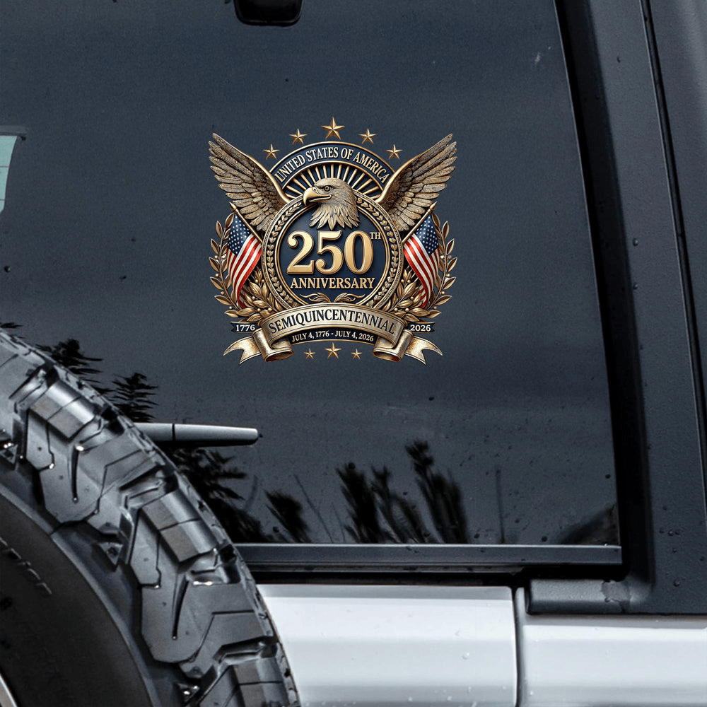 United Ststes Of America 250th Anniversary Semiquincentennial Stickers America's Birthday Gift