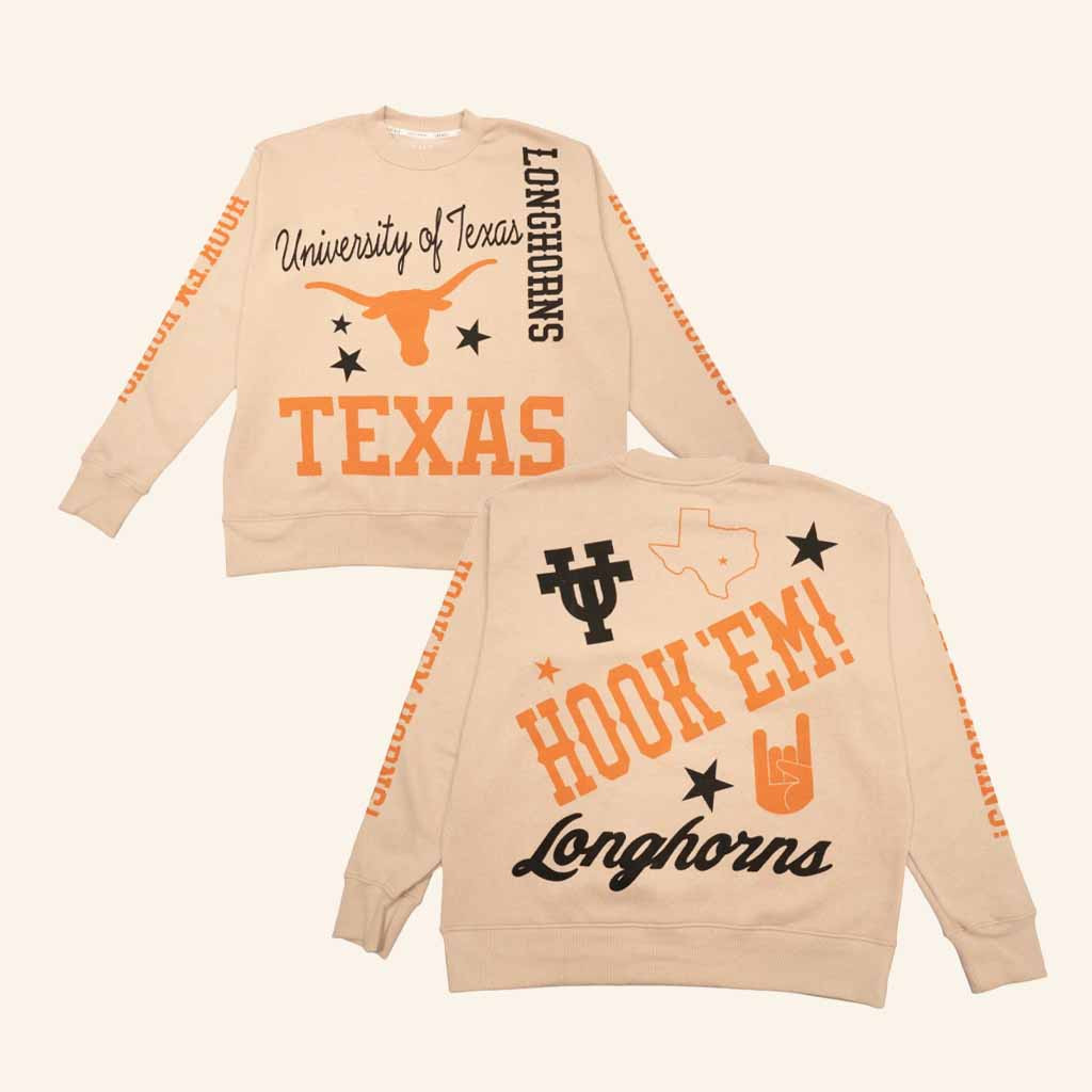 University Co Op Merch Texas Longhorns Kelsey Sweatshirt Birthday Presents For Brother University Co Op Merch Texas Longhorns Kelsey Sweatshirt Birthday Presents For Brother