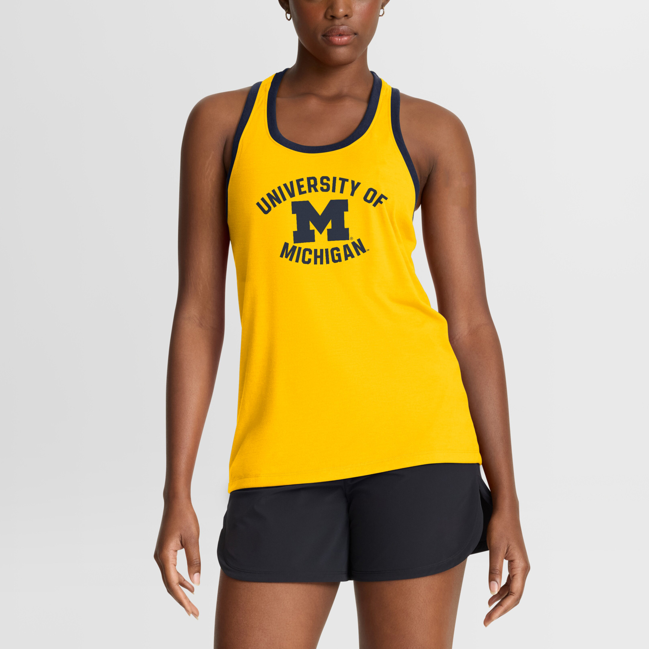 University Of Michigan Final Four Tank Top Michigan Wolverines Merch Game Day Gift For Her