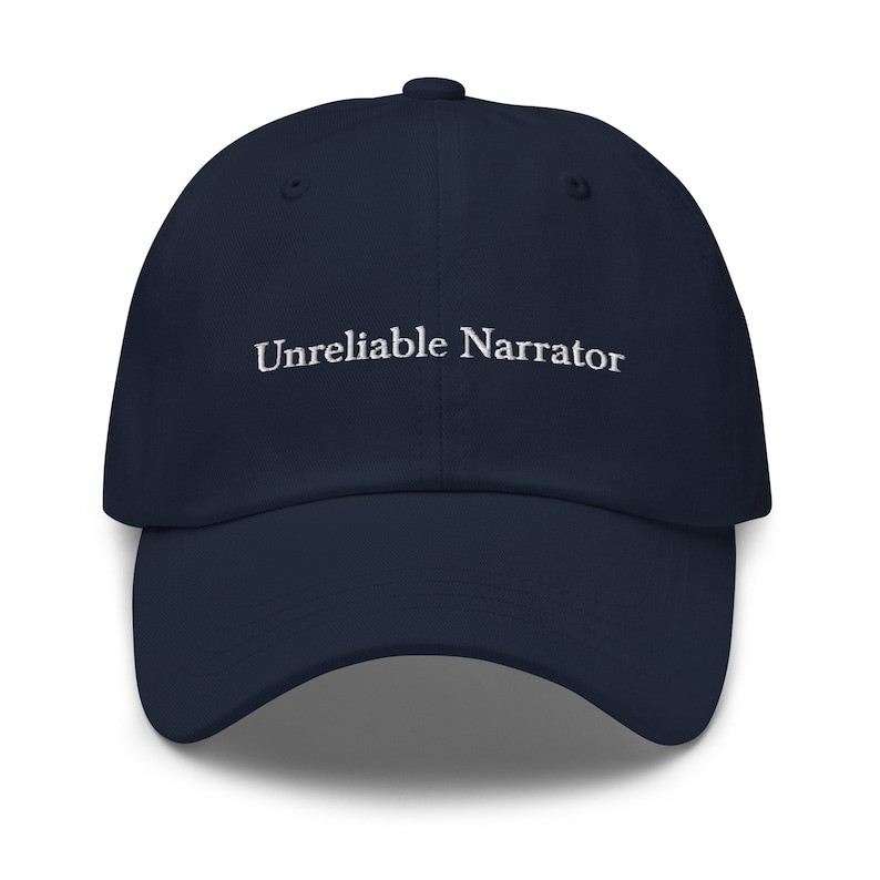 Unreliable Narrator Hat Narrative Deception Merch Baseball Cap Gifts For Friends