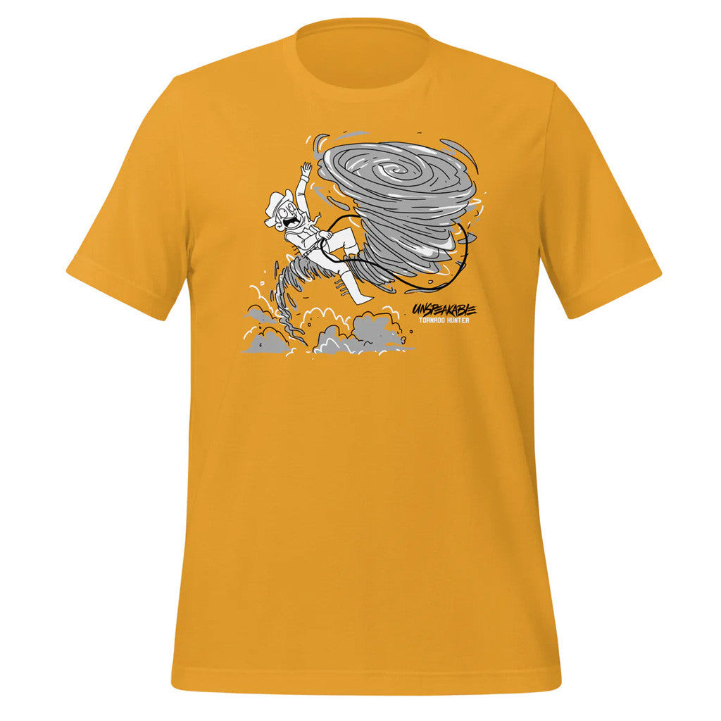 Unspeakable Merch Gold Tornado Hunter T-Shirt Gifts For Besties Unspeakable Merch Gold Tornado Hunter T-Shirt Gifts For Besties