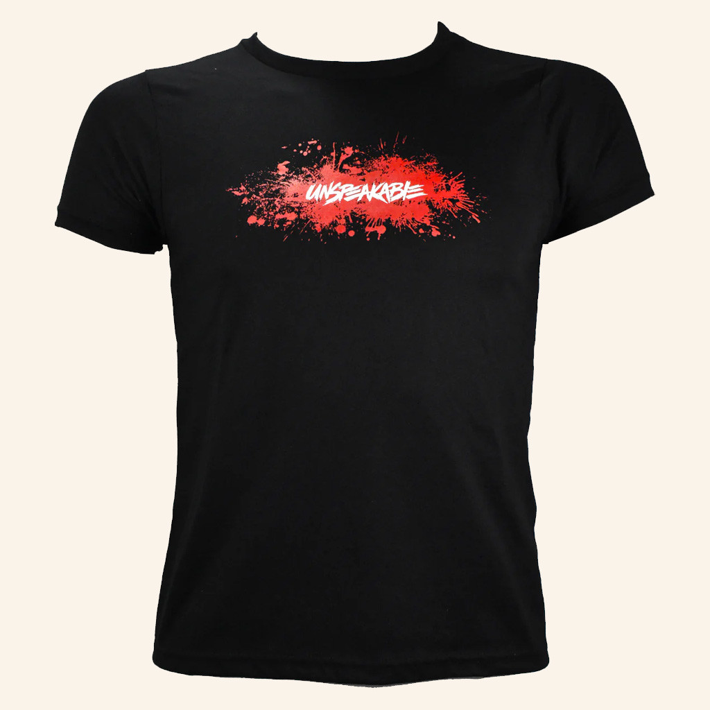 Unspeakable Merch Red Splatter Shirt Best Christmas Gifts For Friends