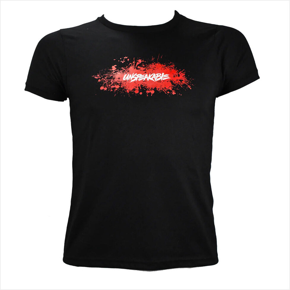 Unspeakable Merch Red Splatter Shirt Gift Ideas For Friends Birthday Gifts For Friends