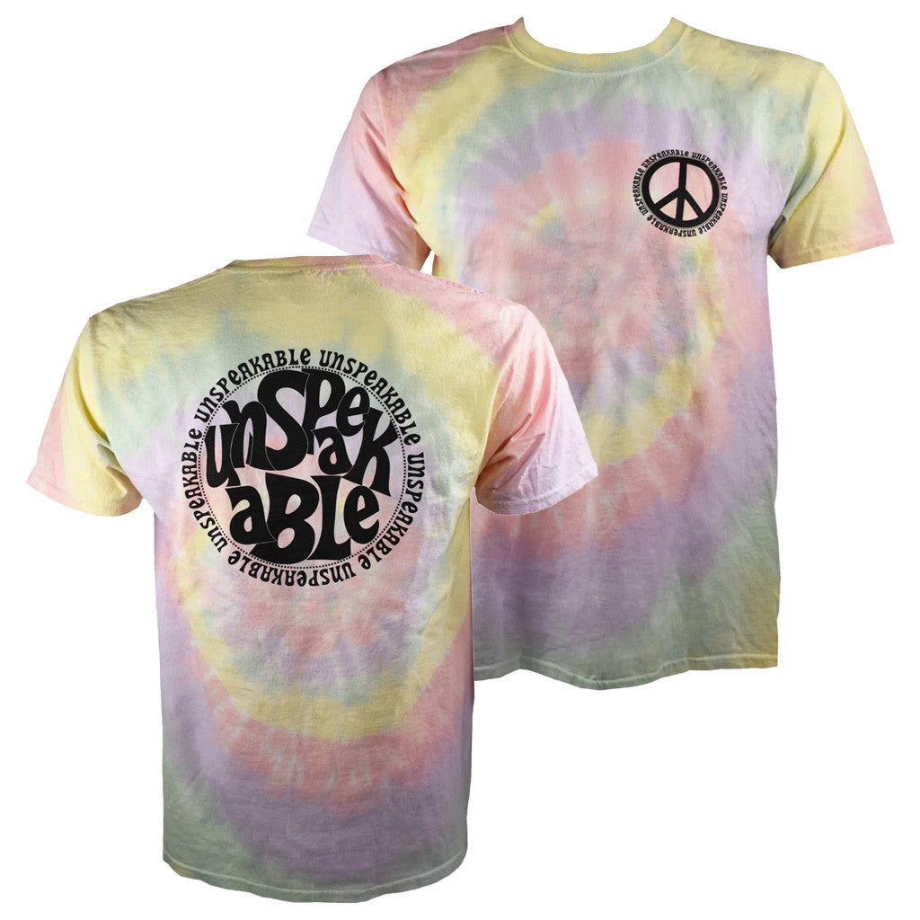 Unspeakable Merch Tie Dye Peace Love Unspeakable T-Shirt Gifts For Her Unspeakable Merch Tie Dye Peace Love Unspeakable T-Shirt Gifts For Her