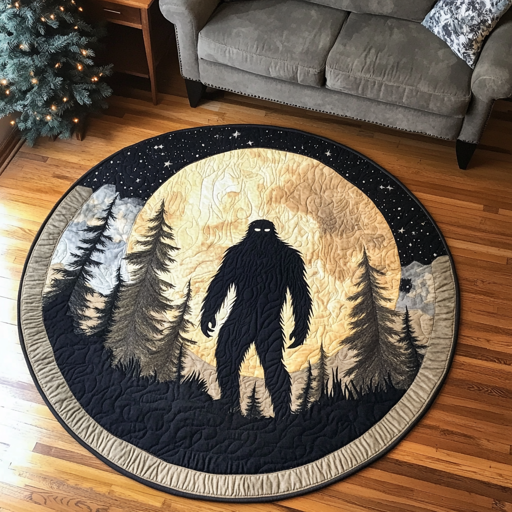 Untamed Beast Quilted Round Mat Foyer Christmas Decor Cute Christmas Tree Decorating Ideas