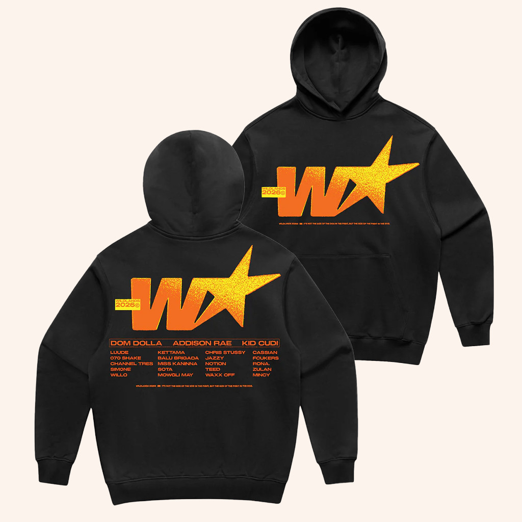 Untitled Group Merch Wildlands 25 Star Hoodie Black Gift Ideas For Music Lovers Untitled Group Merch Wildlands 25 Star Hoodie Black Gift Ideas For Music Lovers