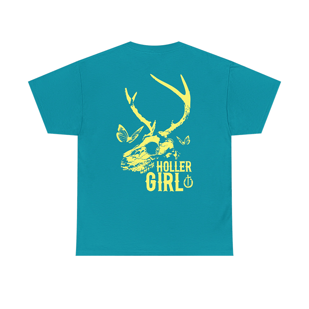 Upchurch Merch Holler Girl Skull Shirt Gifts For Women's