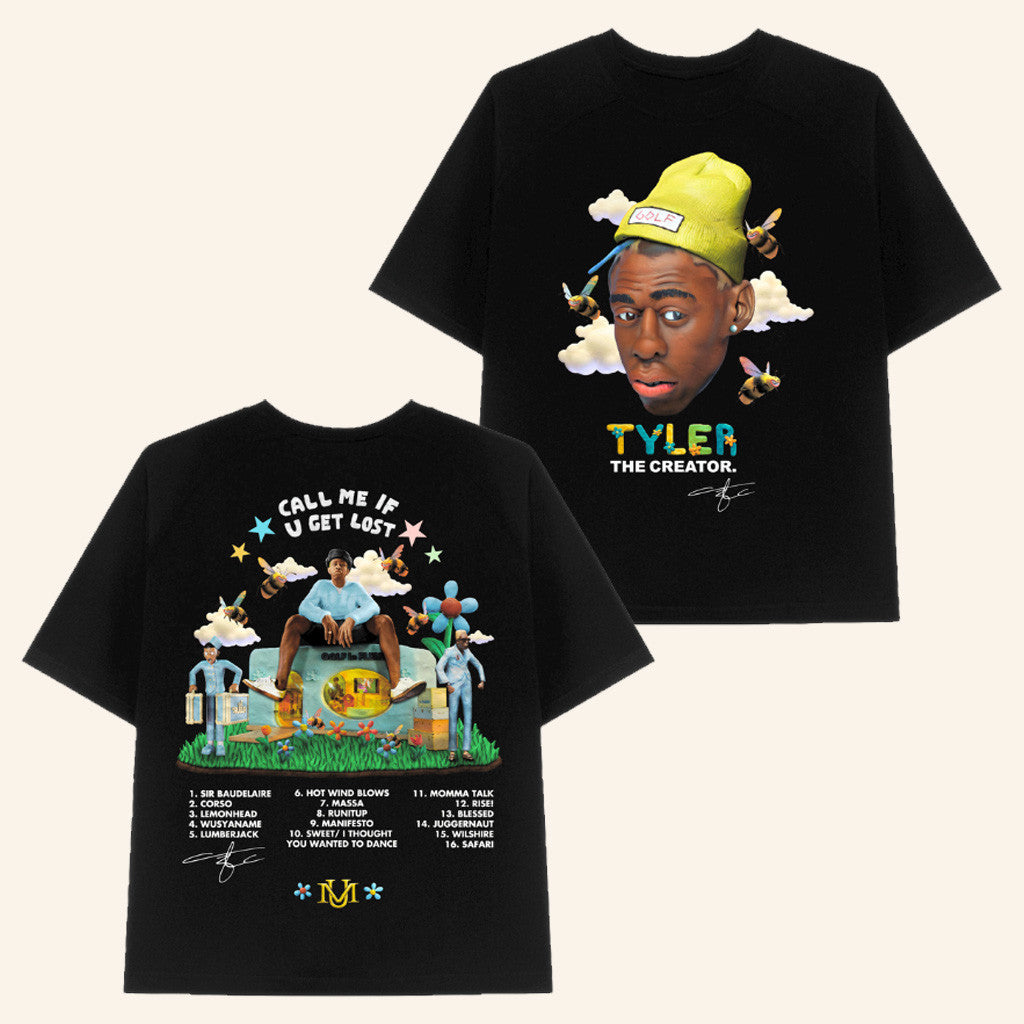 Urban Monkey Merch Tyler The Creator Black T-Shirt Best Gifts For Husband Urban Monkey Merch Tyler The Creator Black T-Shirt Best Gifts For Husband