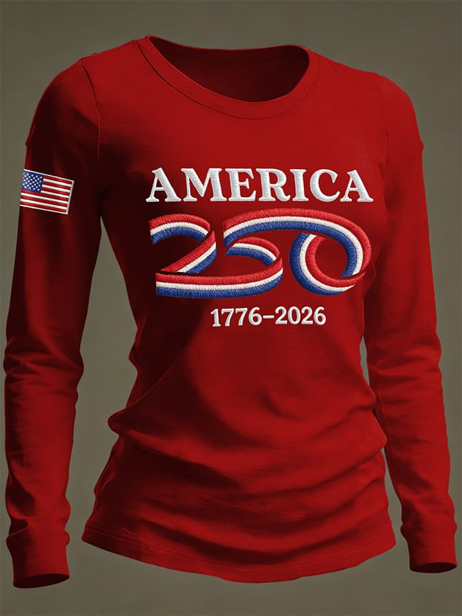 US 250 Years 1776 2026 Long Sleeve Shirt Fourth Of July Apparel Independence Day Presents US 250 Years 1776 2026 Long Sleeve Shirt Fourth Of July Apparel Independence Day Presents