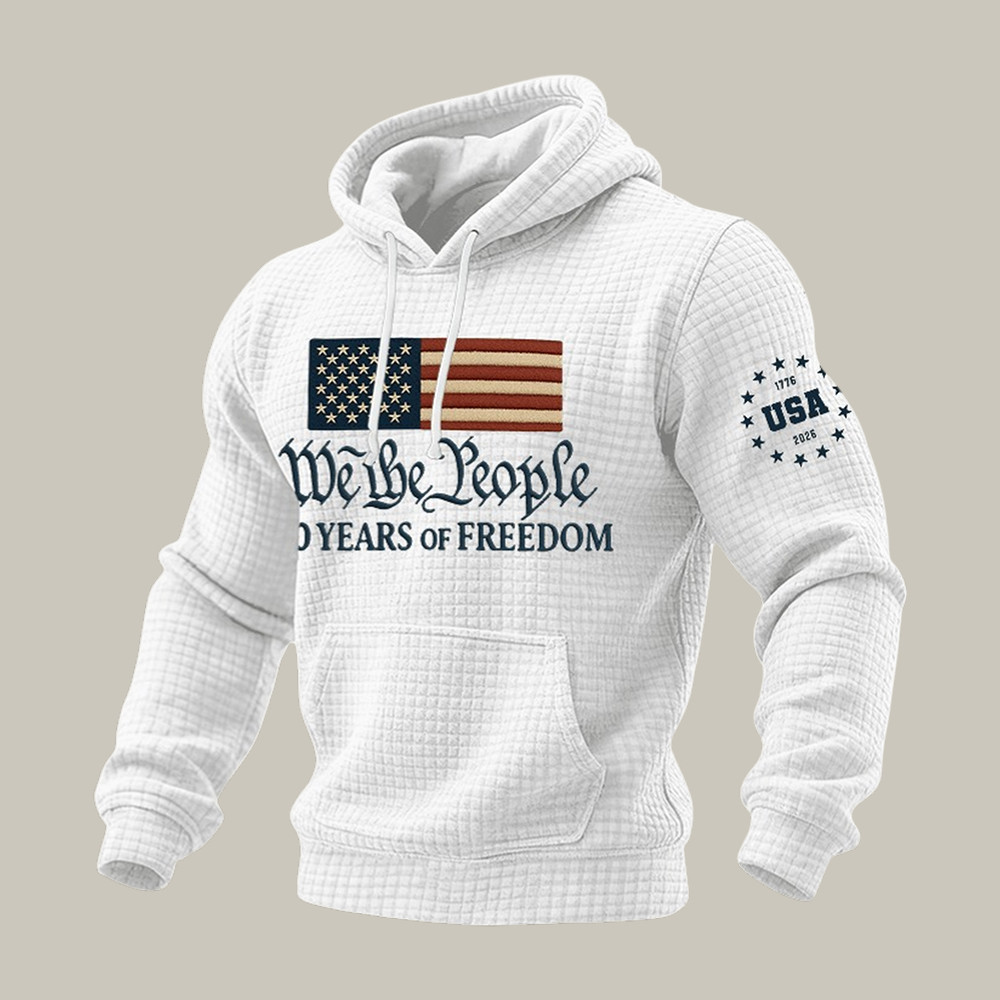 US 250 Years 1776 2026 We The People Hoodie July 4 Outfits Present For Patriots