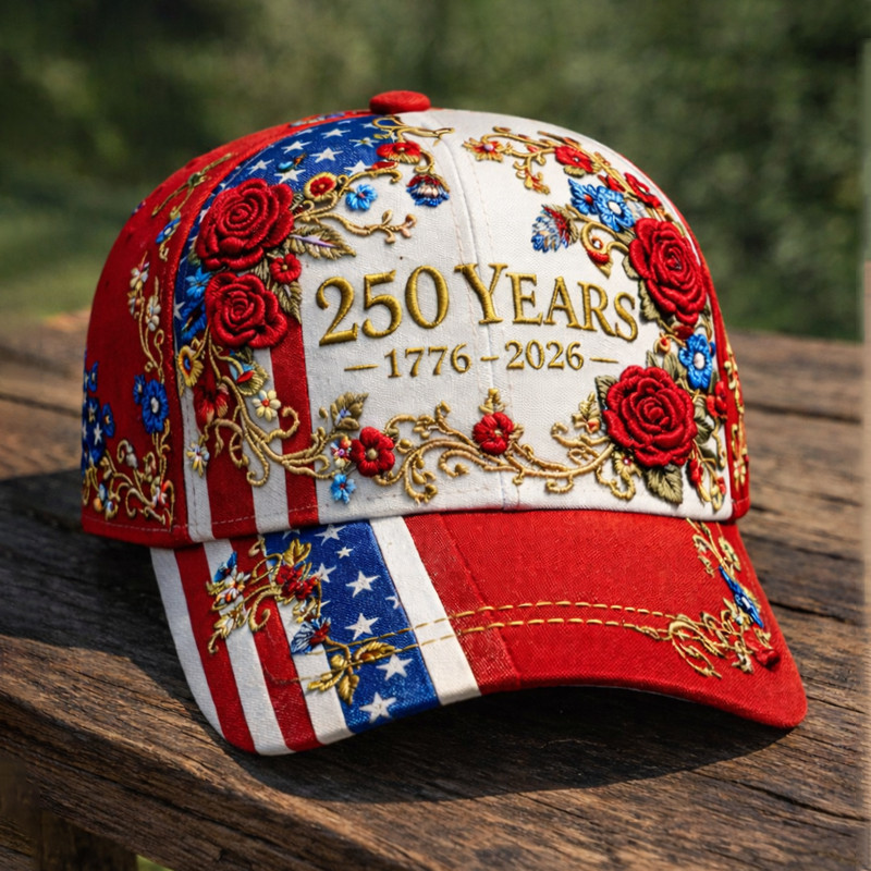 US 250 Years Of Freedom 1776 2026 Hat America's 250th Birthday Cap Patriotic Gift For Him