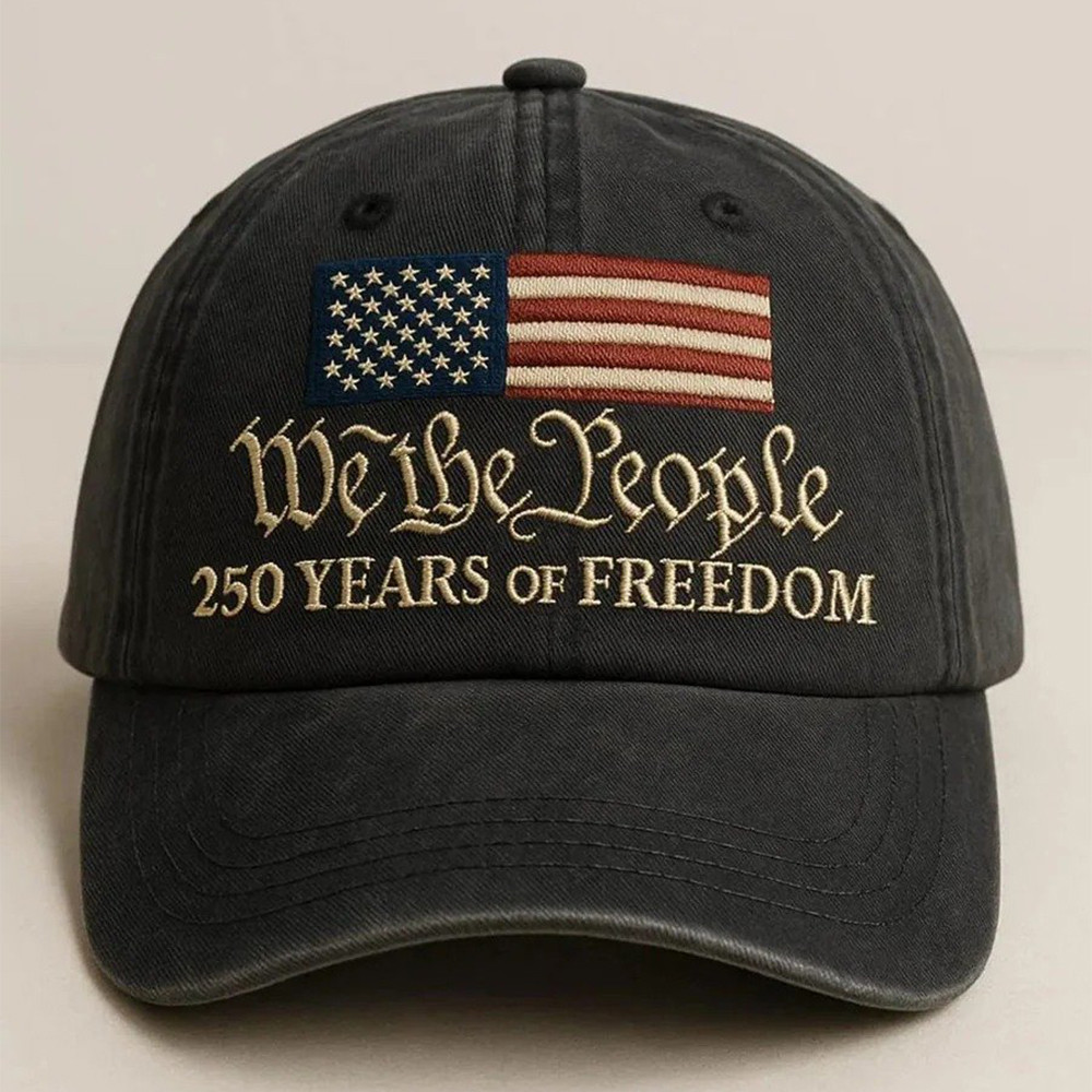 US 250 Years Of Freedom 1776 2026 Hat We The People Cap Cool Gifts For Men