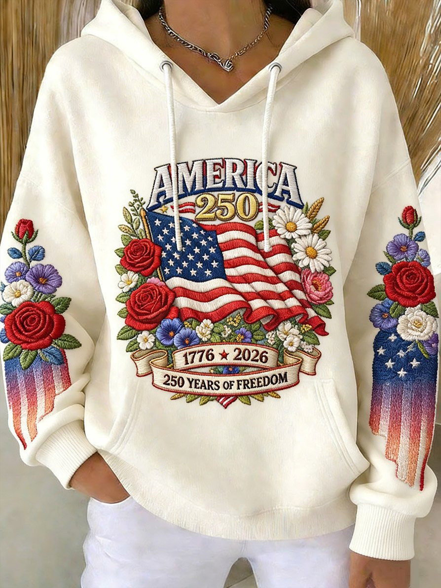 US 250 Years Of Freedom 1776 2026 Hoodie Semiquincentennial Merch 4th Of July Presents
