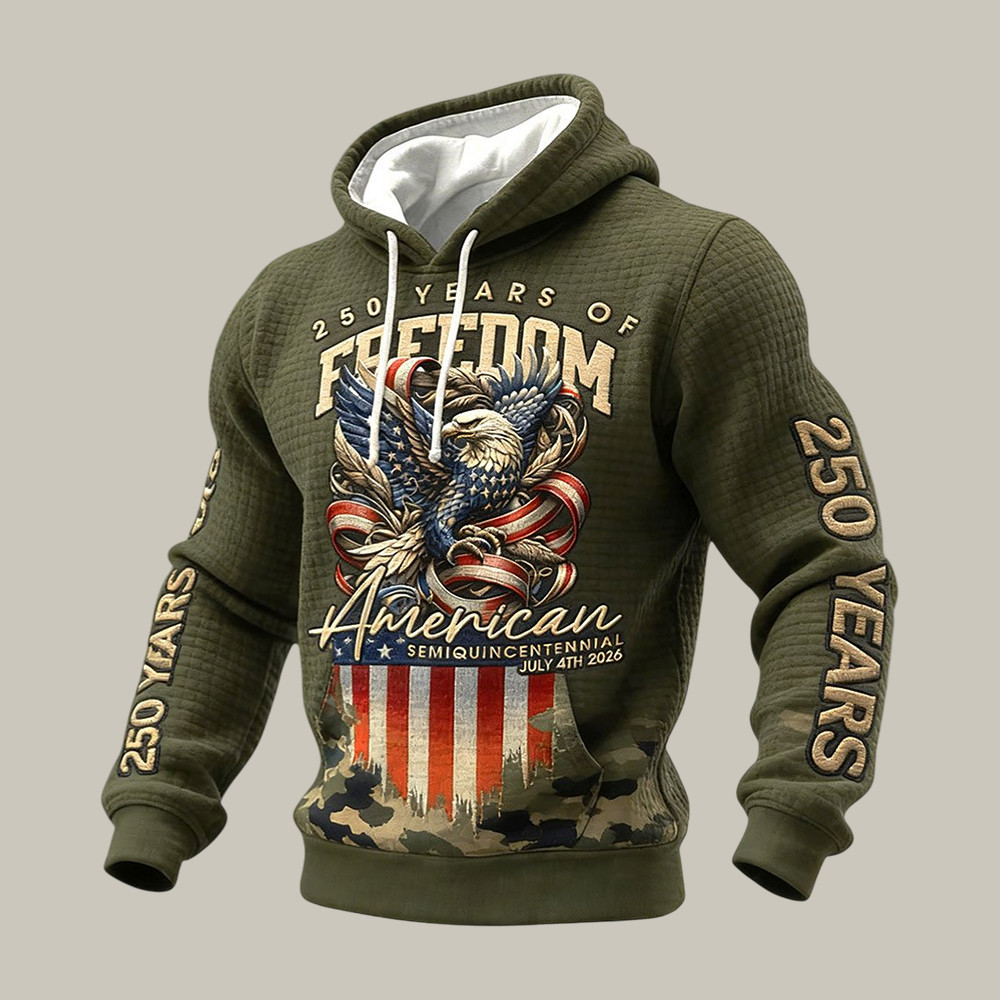 US 250 Years Of Freedom Commemorative Hoodie 1776 2026 Merch Gift For Patriotic People