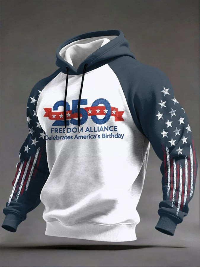 US 250 Years Of Freedom Hoodie Celebrates America's Birthday Hoodie Patriotic Gifts