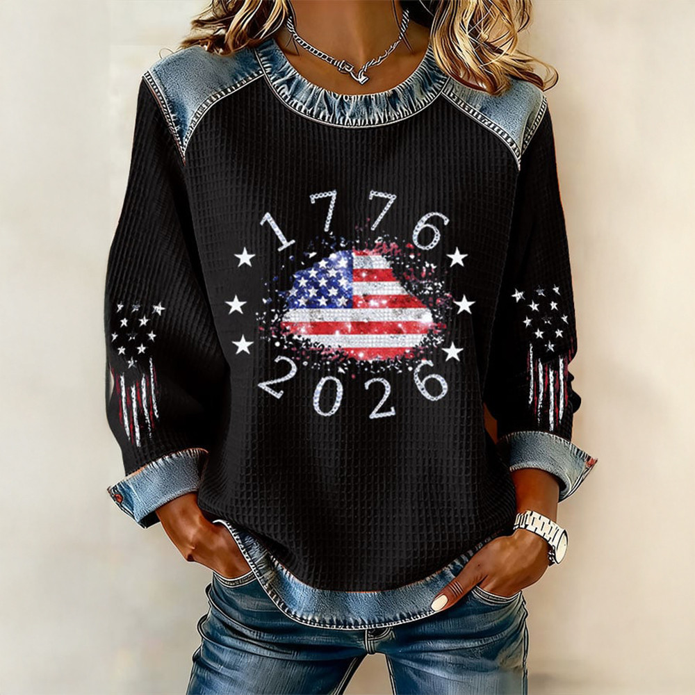 US 250 Years Of Freedom Sweatshirt 1776 2026 Merch Patriotic Gift For Women