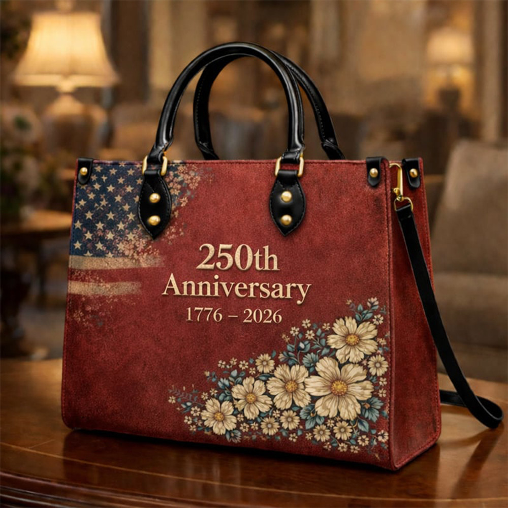 US 250th Anniversary 1776 2026 Commemorative Bag America's 250th BIrthday Merch Gift For Her
