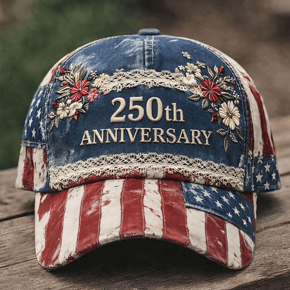 US 250Th Anniversary 1776 2026 Floral Hat America's Birthday Baseball Cap Cool Gifts