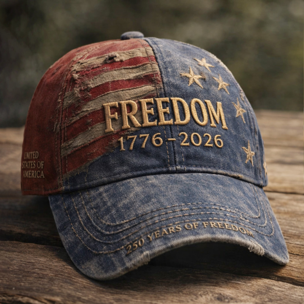 US 250Th Anniversary 1776 2026 Freedom Hat 250 Years Of Freedom Baseball Cap