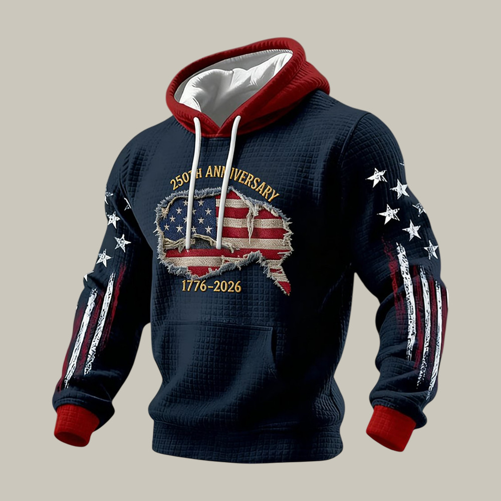 US 250Th Anniversary 1776 2026 Hoodie America's Birthday Hooded Sweatshirt