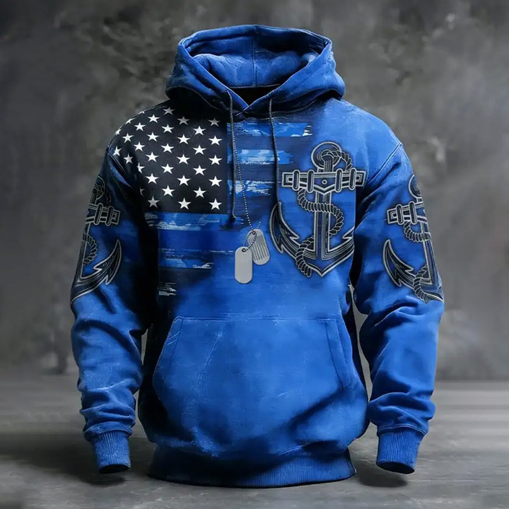 US 250Th Anniversary 1776 2026 Hoodie Anchor DD 214 Art Patriotic Apparel Gift For Him