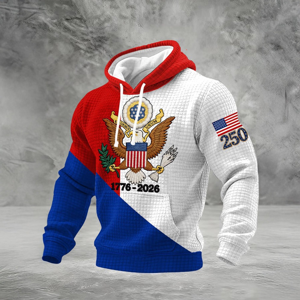 US 250th Anniversary 1776 2026 Hoodie Independence Day Clothing Semiquincentennial Merch