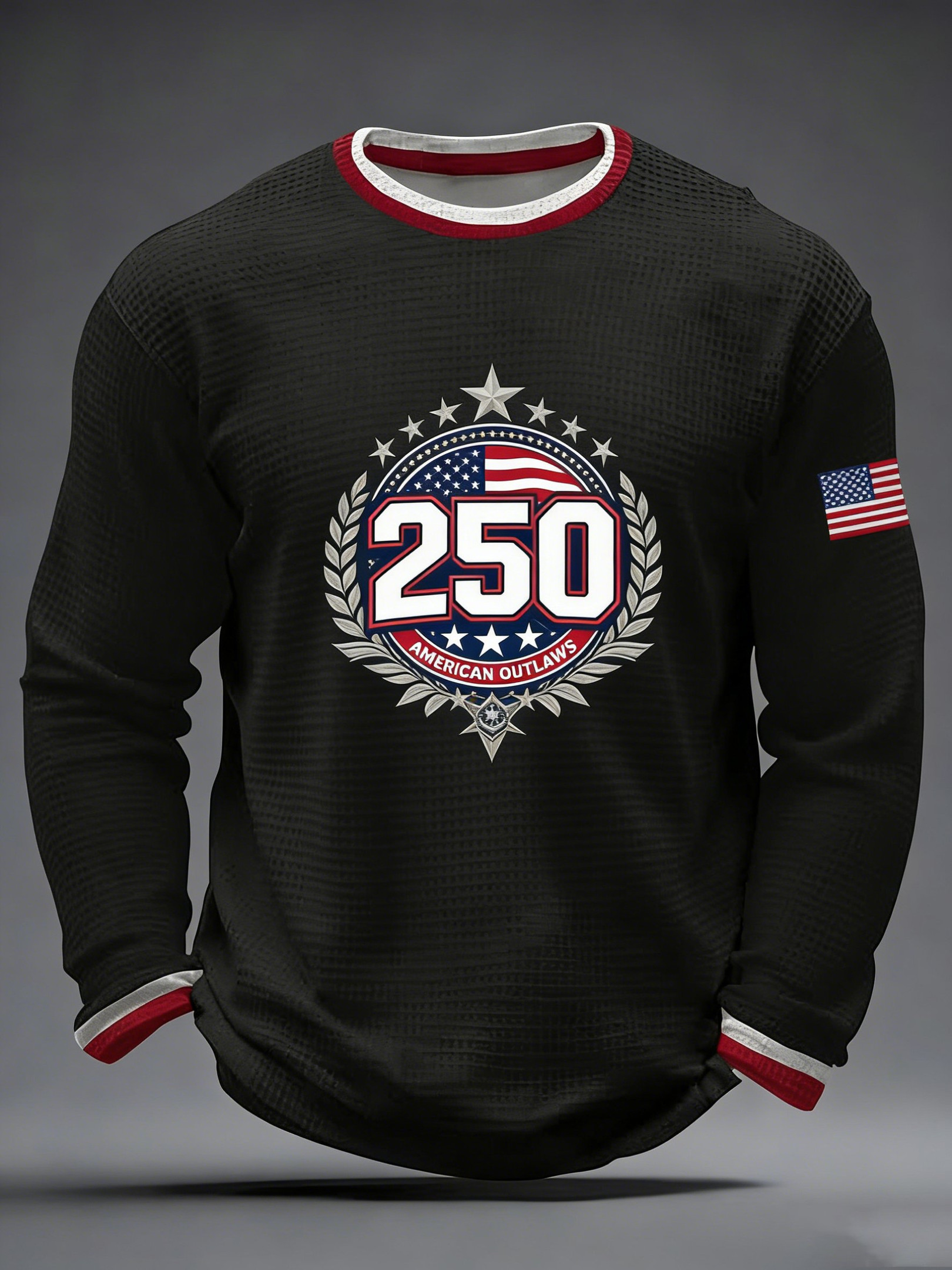 US 250th Anniversary 1776 2026 Long Sleeve Shirt American Outlaws Patriotic Clothing Gift Ideas