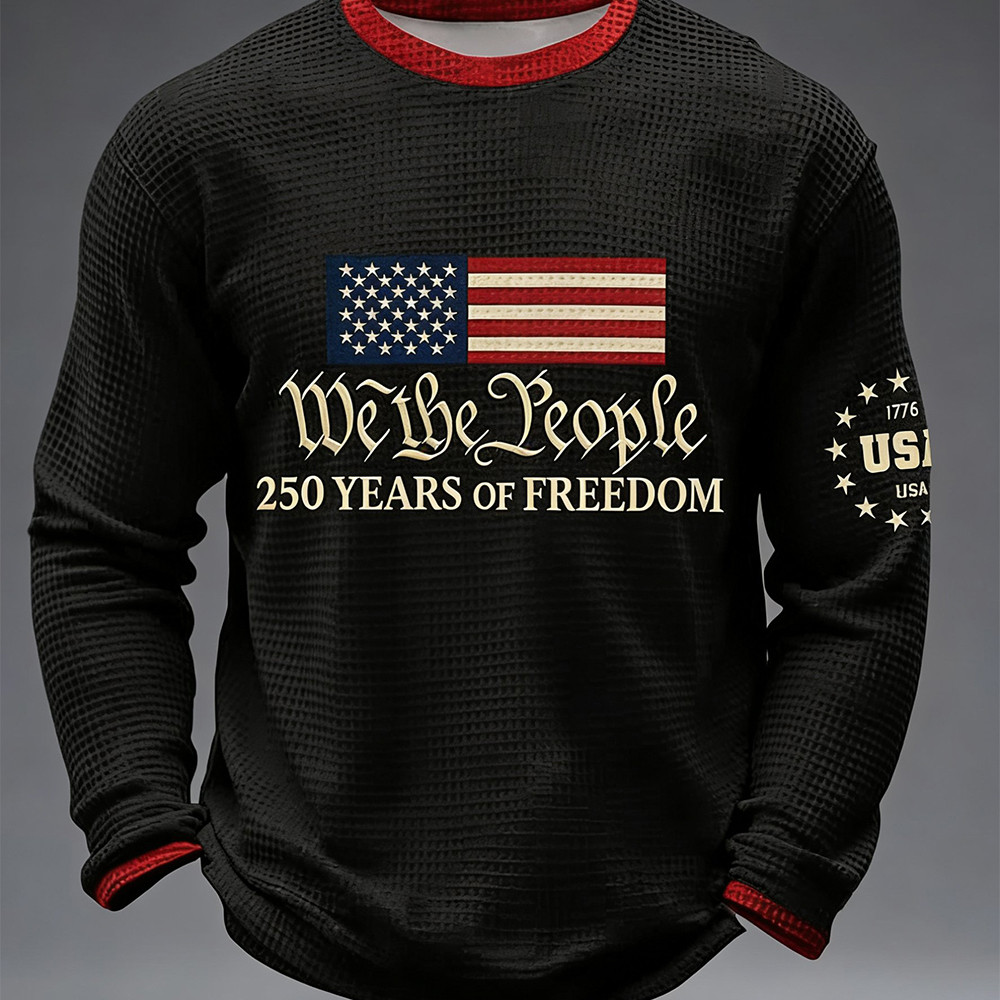 US 250Th Anniversary 1776 2026 Long Sleeve Shirt We The People Freedom Merch Gifts For Dad