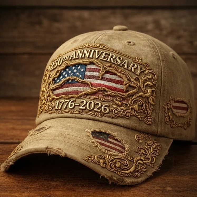 US 250Th Anniversary 1776 2026 Patriotic Hat Independence Day Baseball Cap