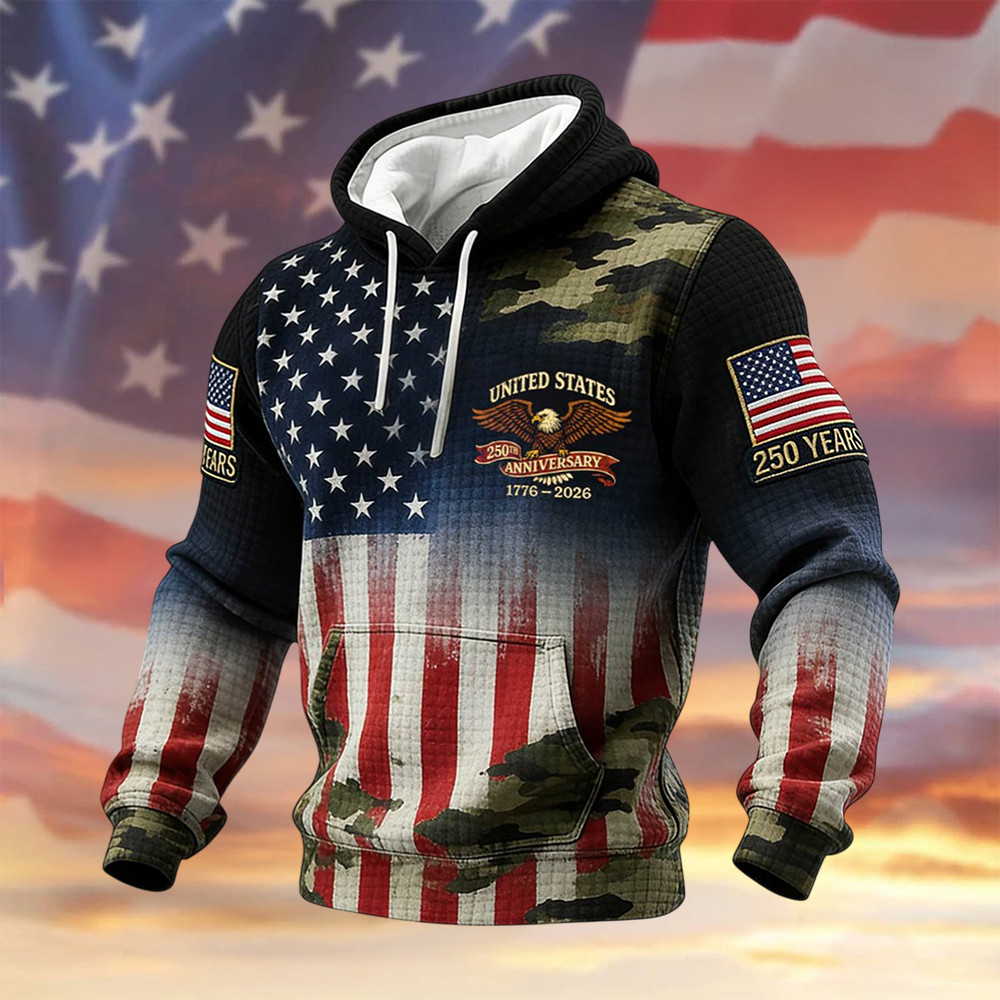 US 250th Anniversary Commemorative Hoodie 4Th Of July Merch Gift For Patriots