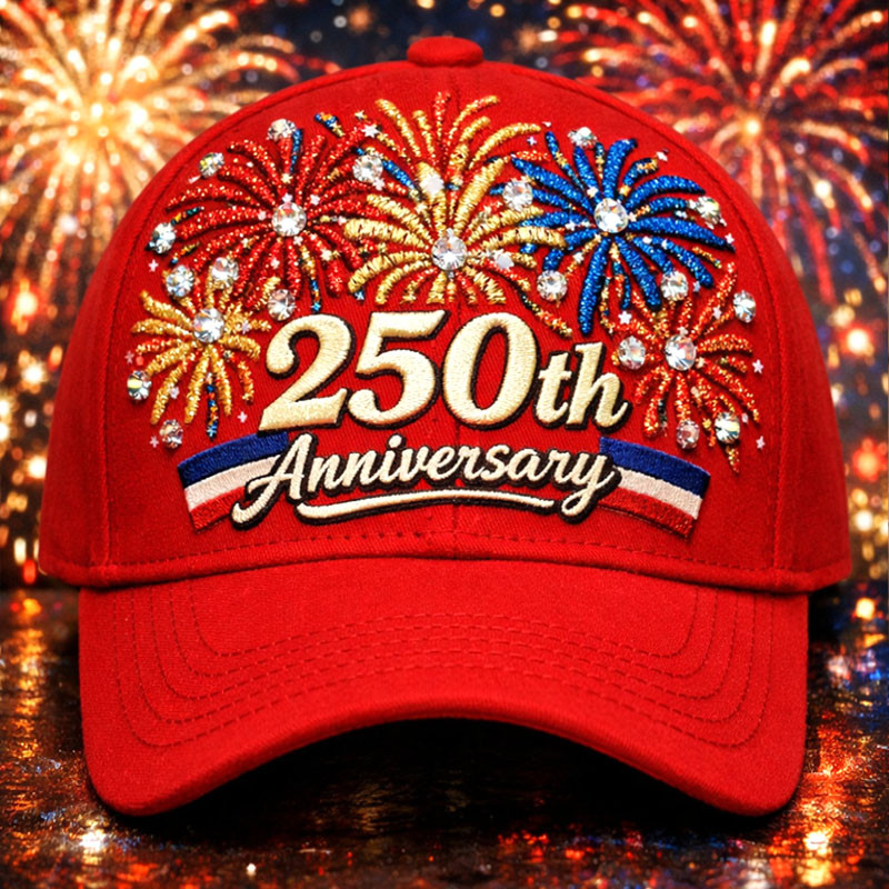 US 250Th Anniversary Fireworks Art Hat Fourth Of July Baseball Cap Independence Day Present