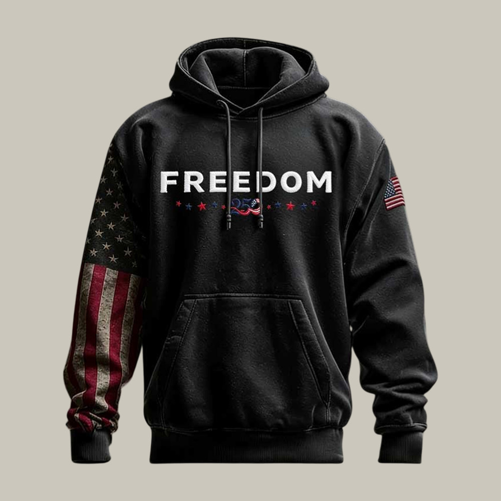 US 250th Anniversary Freedom 1776 2026 Hoodie America's Birthday Hooded Sweatshirt